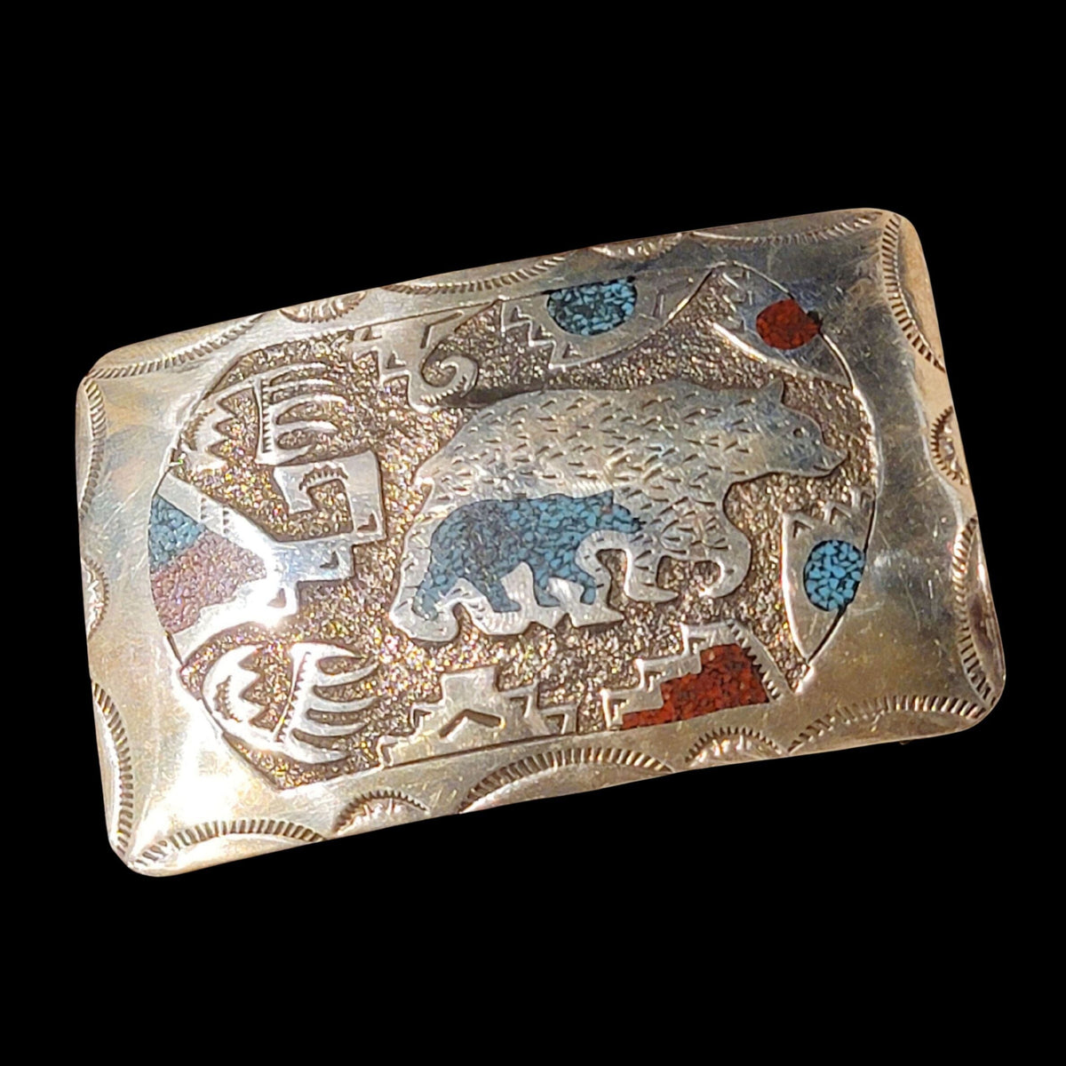 Sterling Ray Begay Belt Buckle - SBB-1