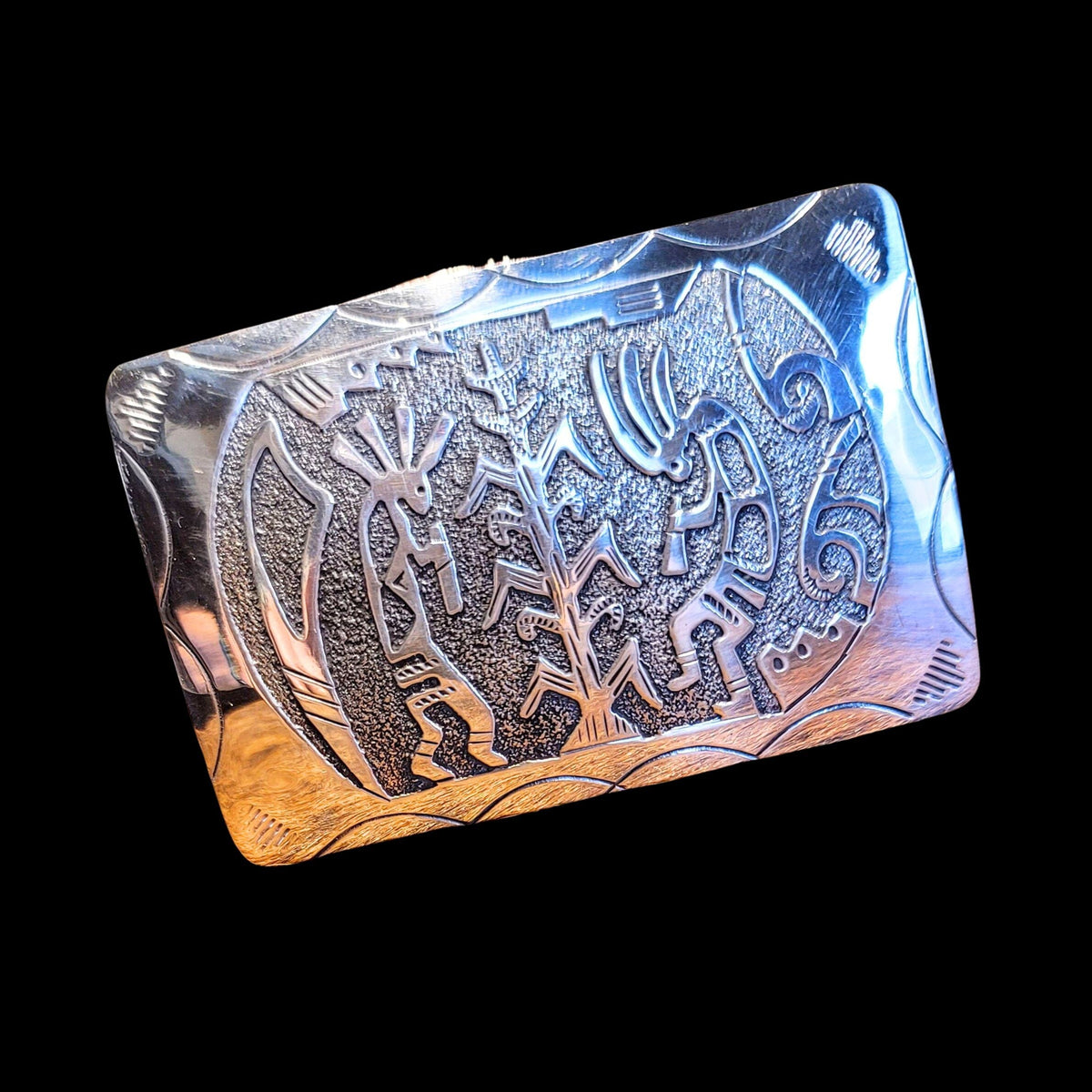 Sterling Ray Begay Belt Buckle - SBB-6