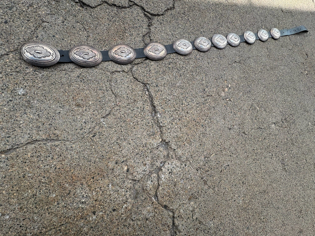 Sterling Silver Concho Belt - BTMH7