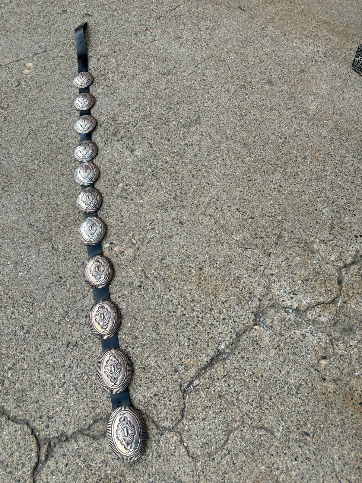 Sterling Silver Concho Belt - BTMH7