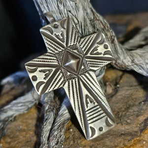 Sterling Silver Cross Pendant - PSW41