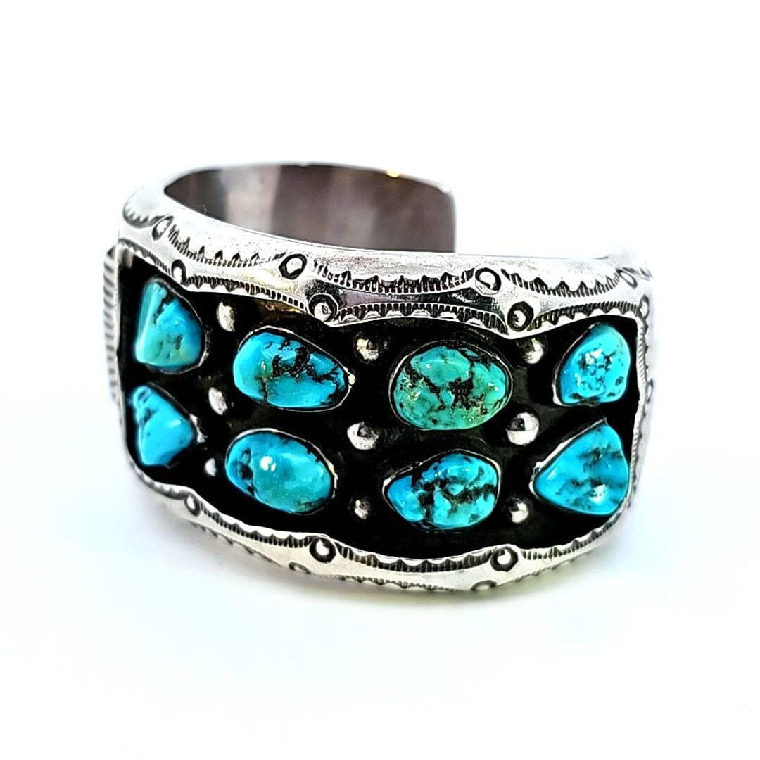 Sterling Silver Cuff With Silver Half Dollar - B. Touchine - CVO2