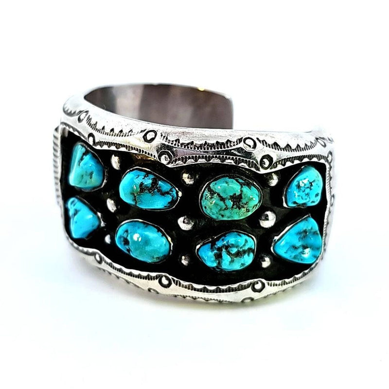 Sterling Silver Cuff With Silver Half Dollar - B. Touchine - CVO2