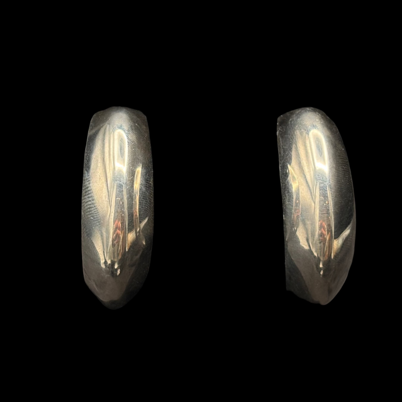 Sterling Silver Hoop Earrings - ESW136