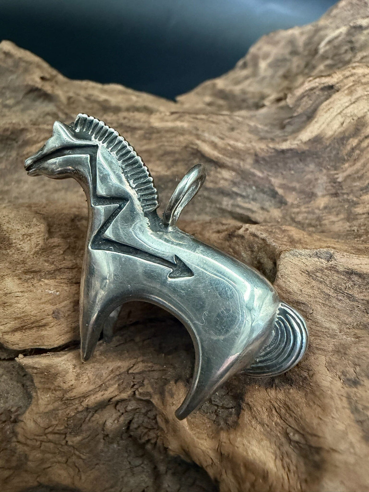 Sterling Silver Horse Pendant - PMH42