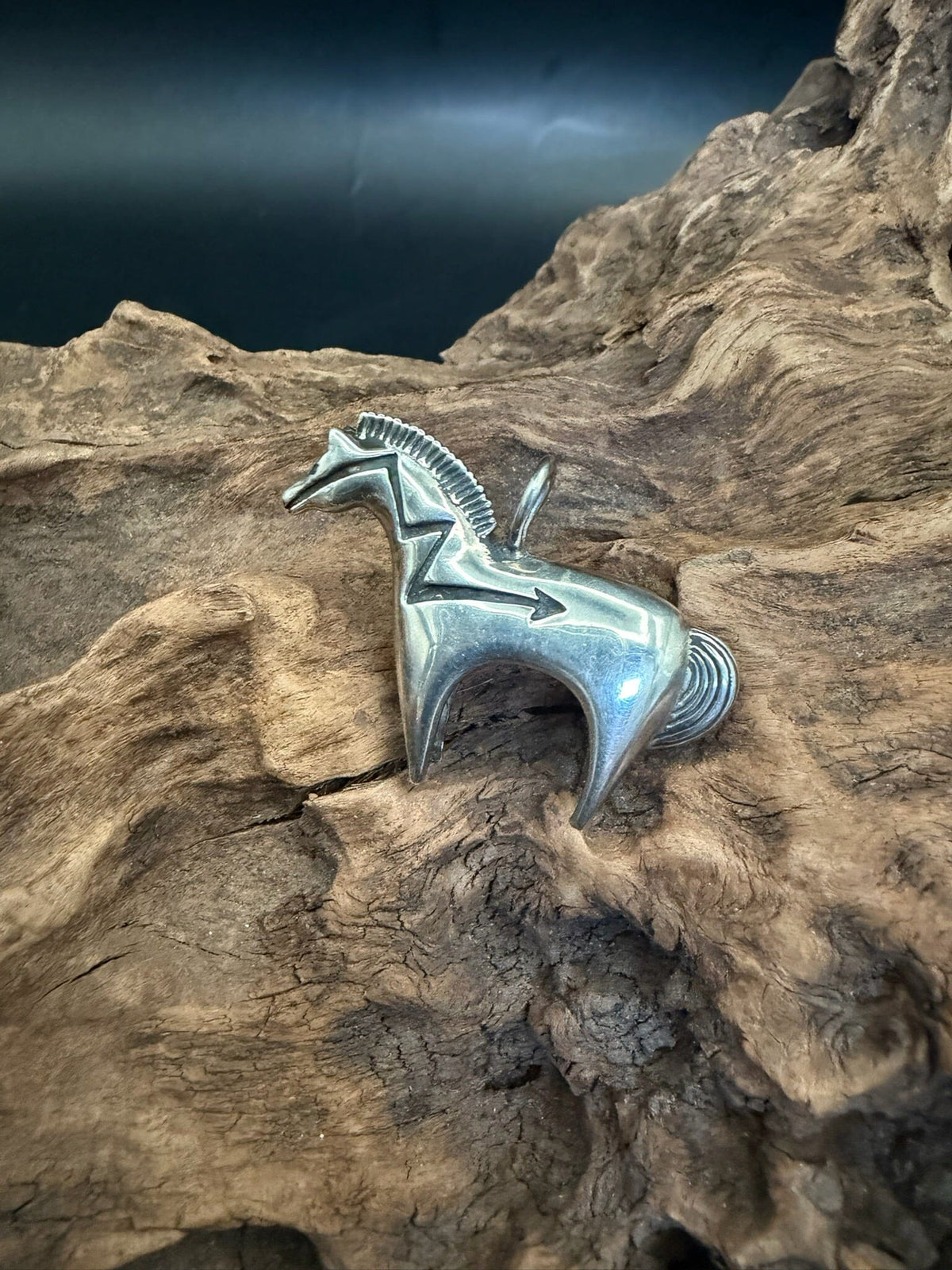 Sterling Silver Horse Pendant - PMH42