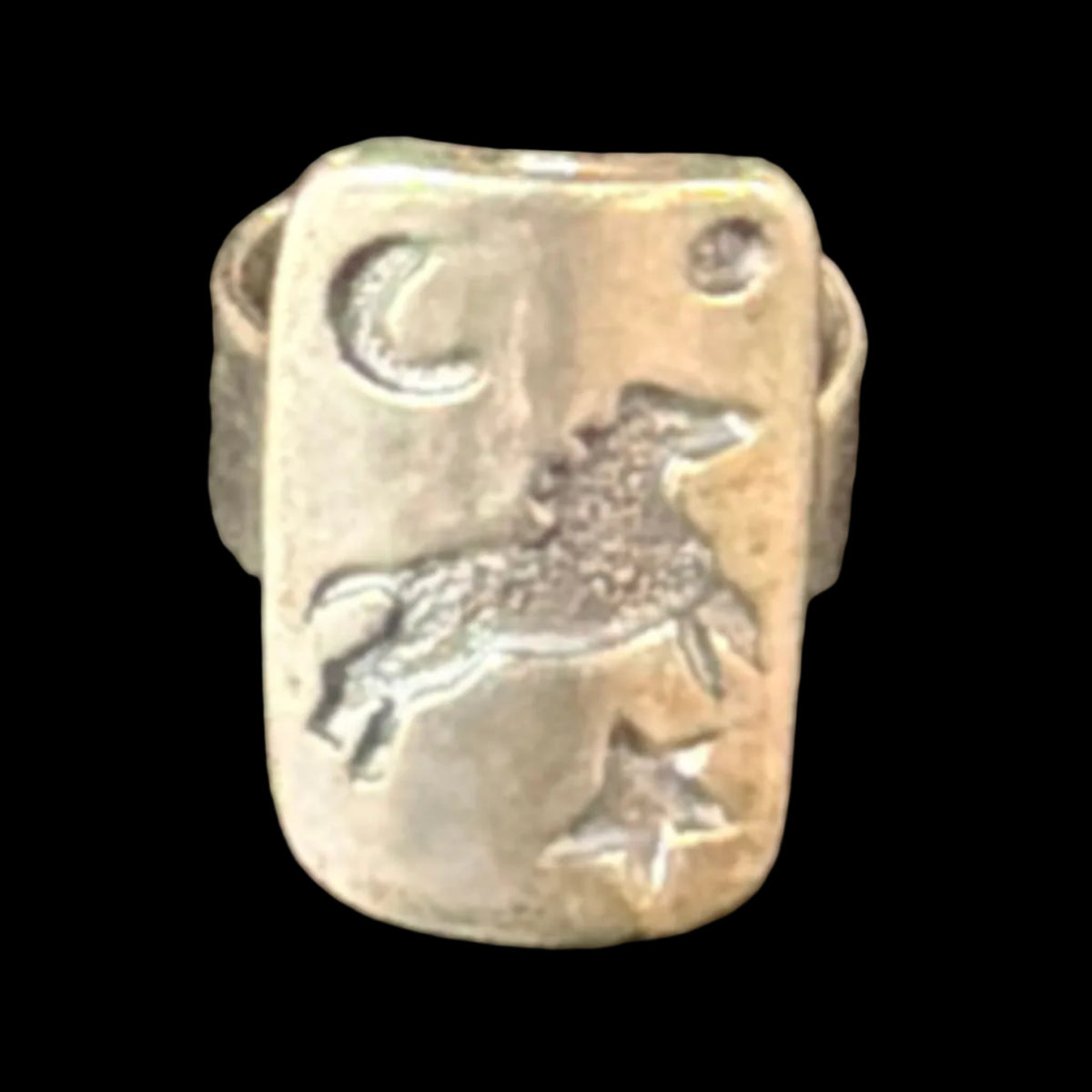 Sterling Silver Kiyo Taylor Horse Ring - RMH301