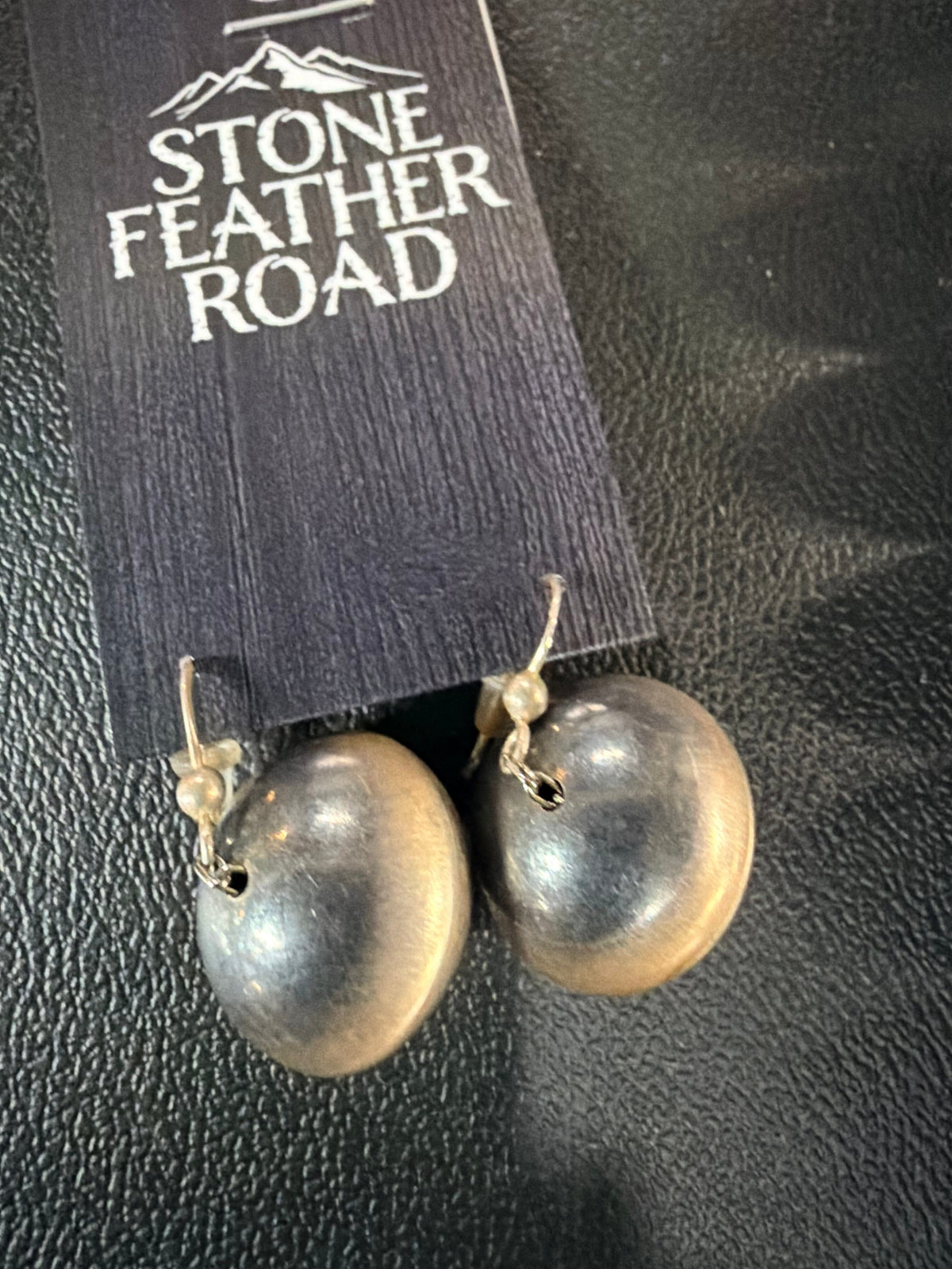 Sterling Silver Navajo Bead Earring - EMH18