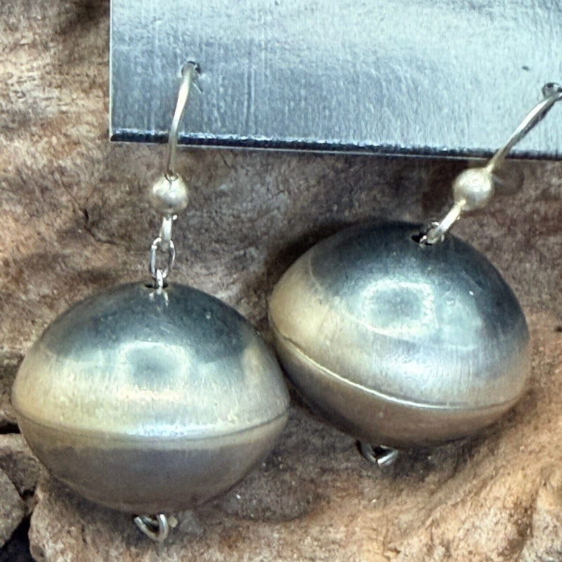 Sterling Silver Navajo Bead Earring - EMH18