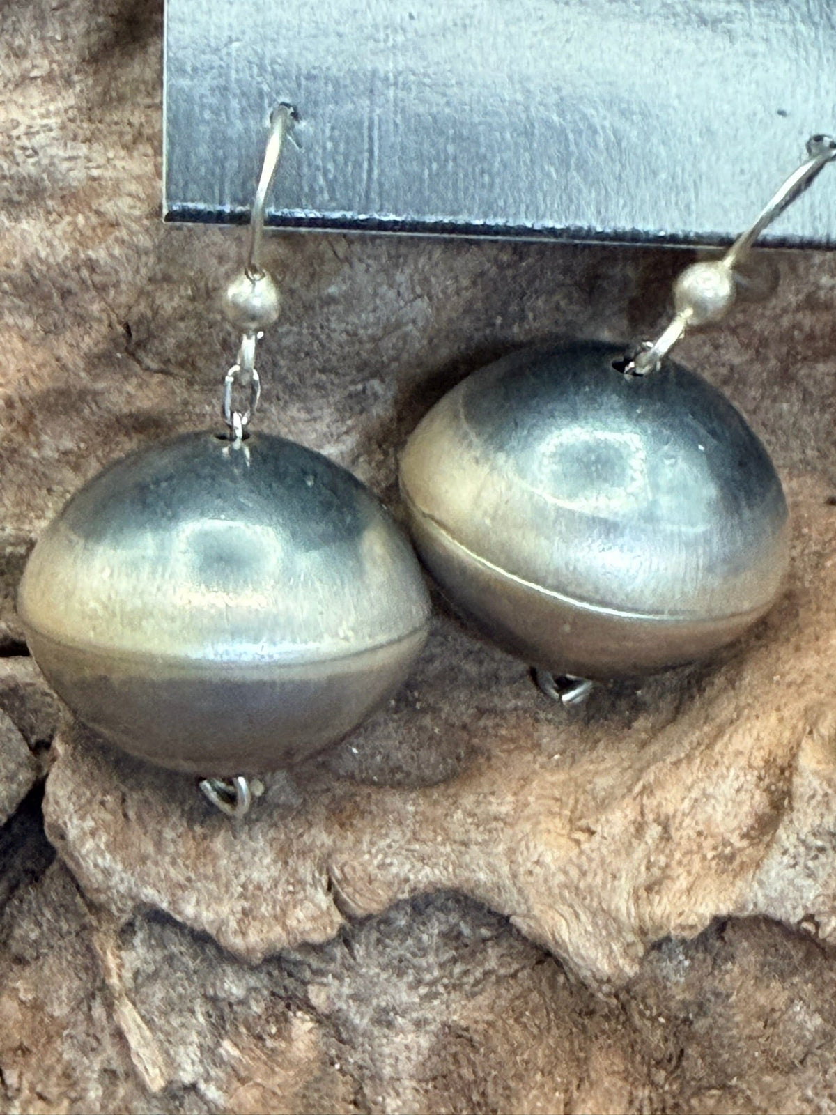 Sterling Silver Navajo Bead Earring - EMH18