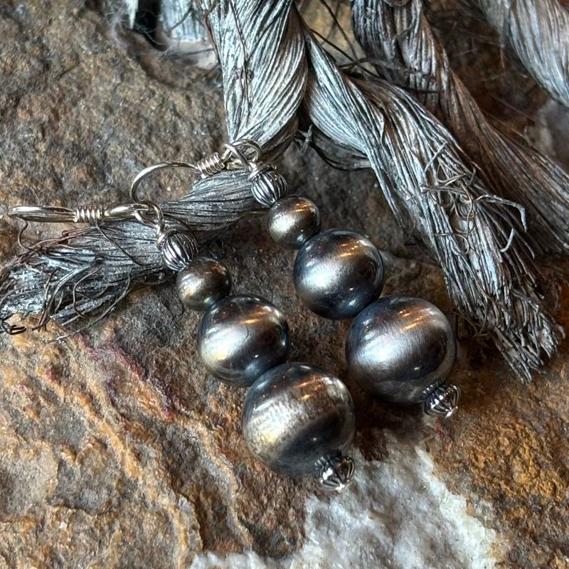 Sterling Silver Pearls - Graduated Drop - ESZ261