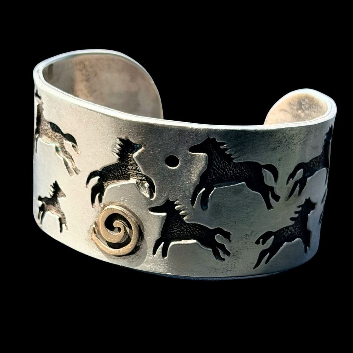 Sterling Silver Pony Kiyo Cuff - CMH266