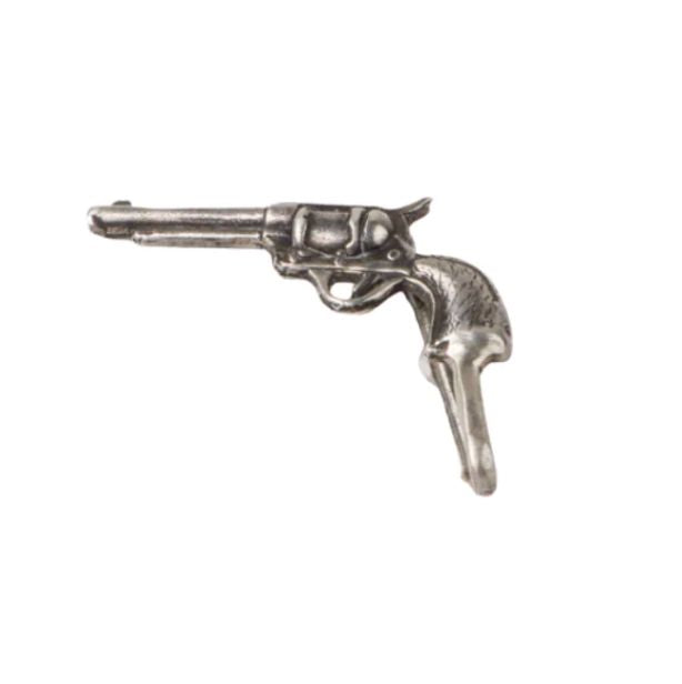 Sterling Silver Revolver Hat Token - TKLT3