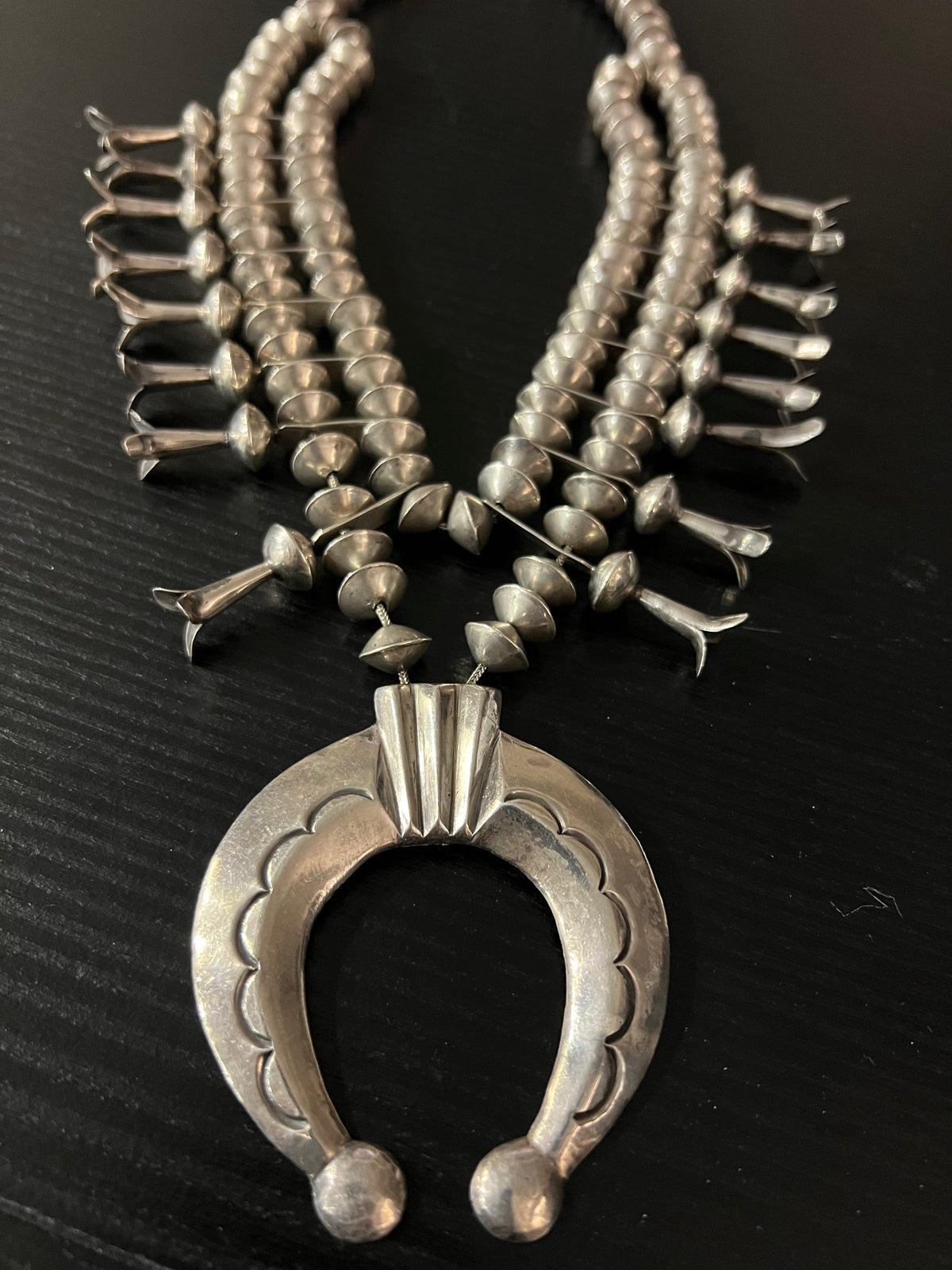 Sterling Silver Squash Blossom - SQMH40