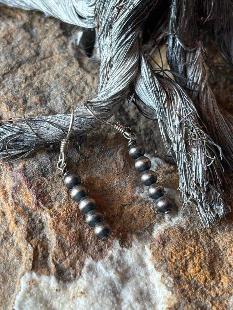 Sterling SIlver Stacked Pearls - E813-A