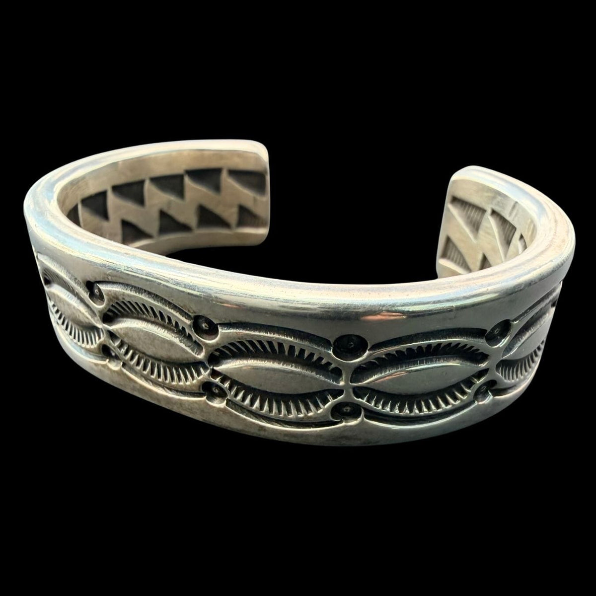 Sterling Silver Stamped Cuff - CMH269