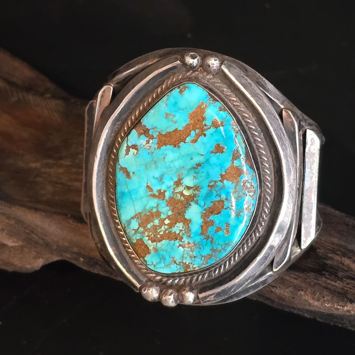 Sterling Silver Turquoise Cuff - CMH62