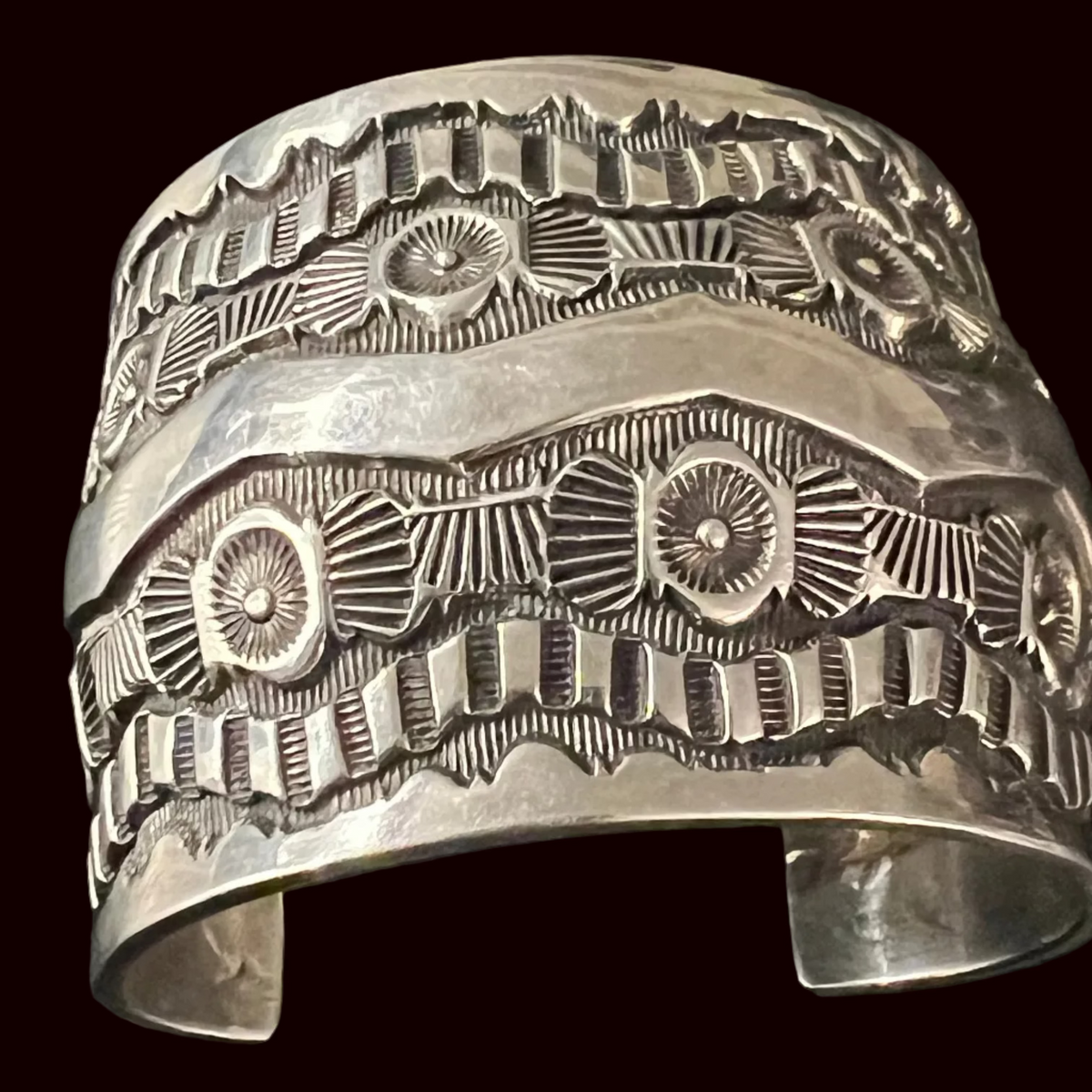 Sterling Silver Wide Cuff - CMH213