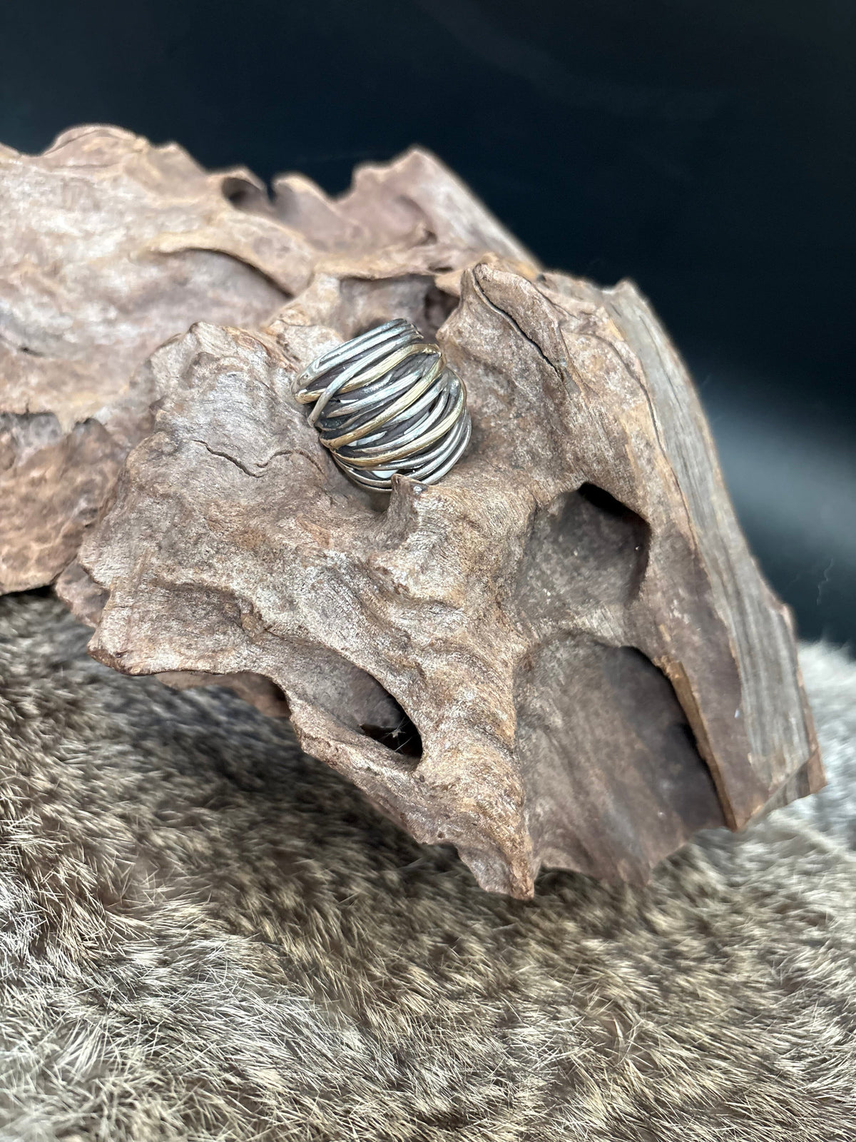 Sterling Silver Wrap Ring - Size 7-3/4 - RMH302
