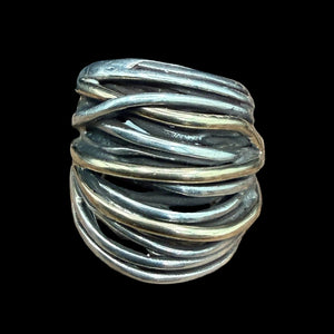 Sterling Silver Wrap Ring - Size 7-3/4 - RMH302