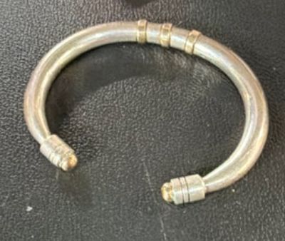 Sterling Silver/14K Stacker Cuff - Edison Cummings - CMH234
