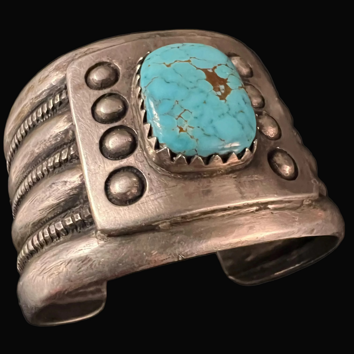 Sterling Silver/Turquoise Cuff - CMH193