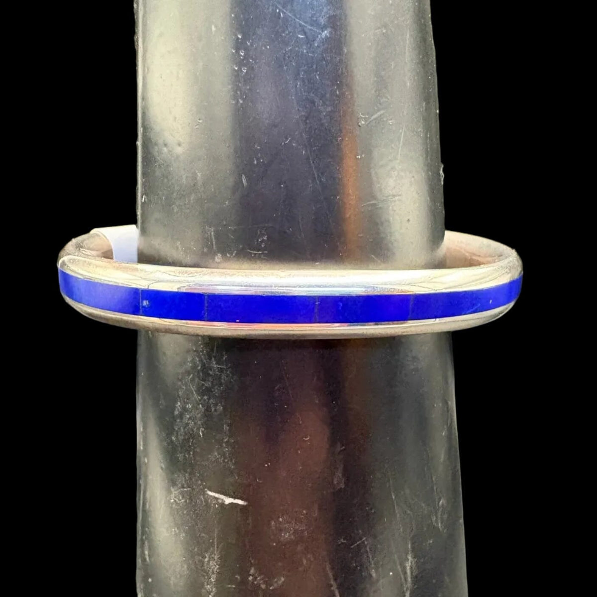 Sterling/Lapis Inlay Cuff - CMH233