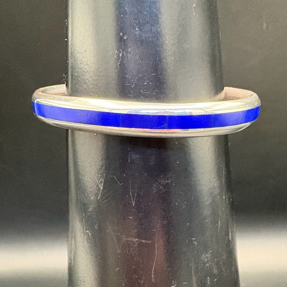 Sterling/Lapis Inlay Cuff - CMH233