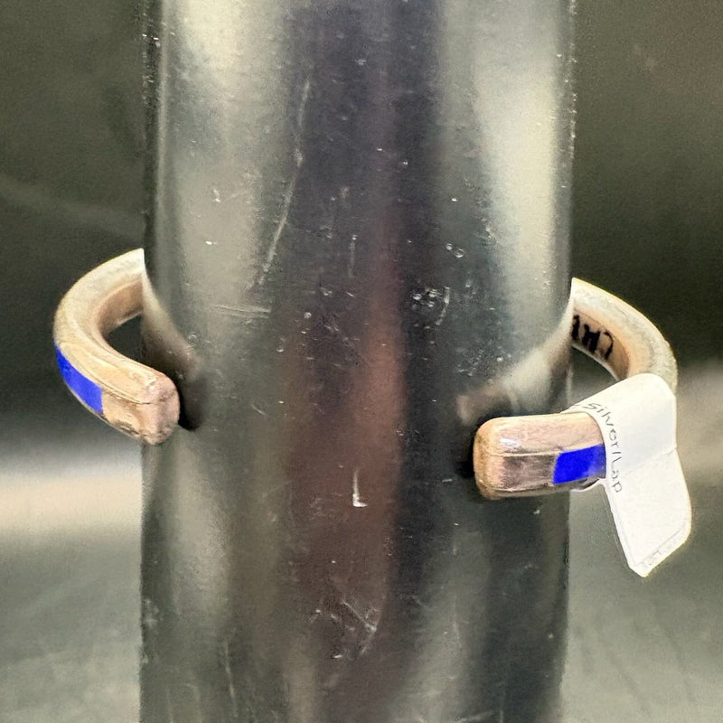 Sterling/Lapis Inlay Cuff - CMH233