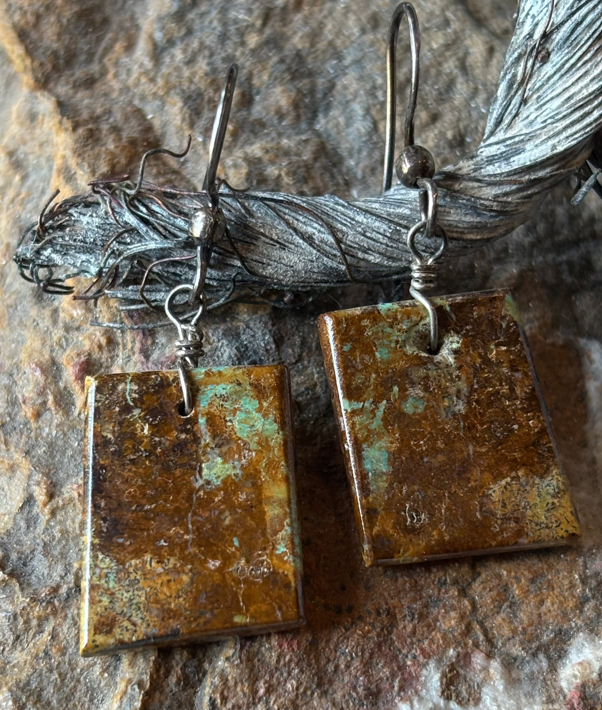 Stone Slab Earring - ECB1-A