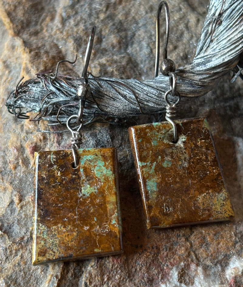 Stone Slab Earring - ECB1-A