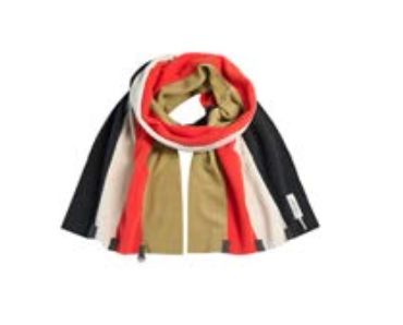Striped Fleece Scarf - Henriette Steffensen - 4125-330