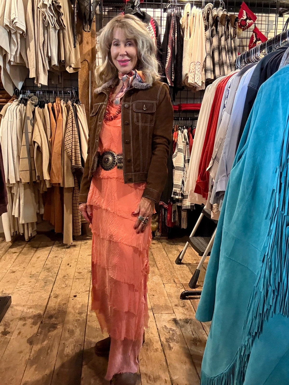 Suede Brown Jacket - Scully - L1145