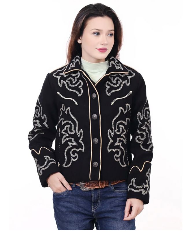 Suede Leather Boot Stitch Jacket - 64AD