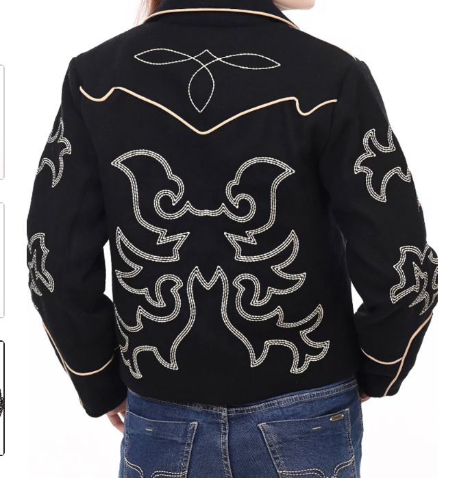 Suede Leather Boot Stitch Jacket - 64AD