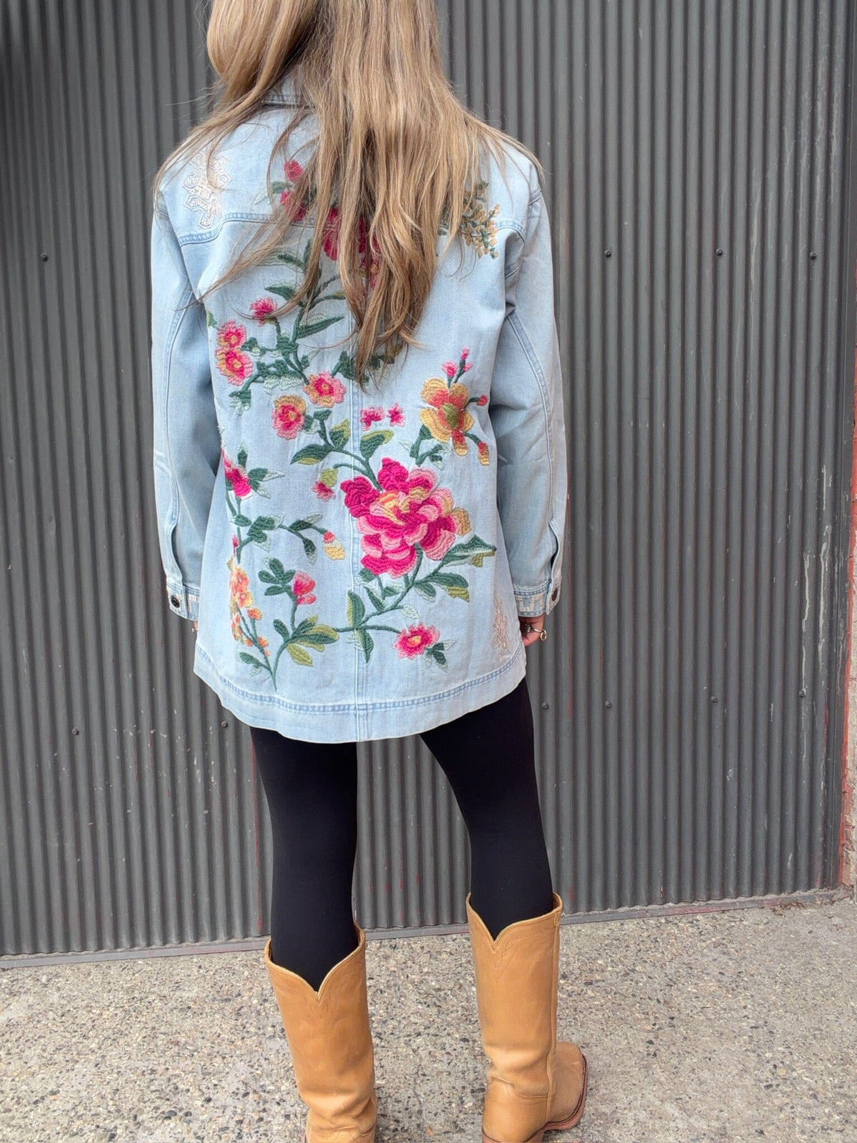 Sunnie Oversized Denim Jacket - Johnny Was - W42626