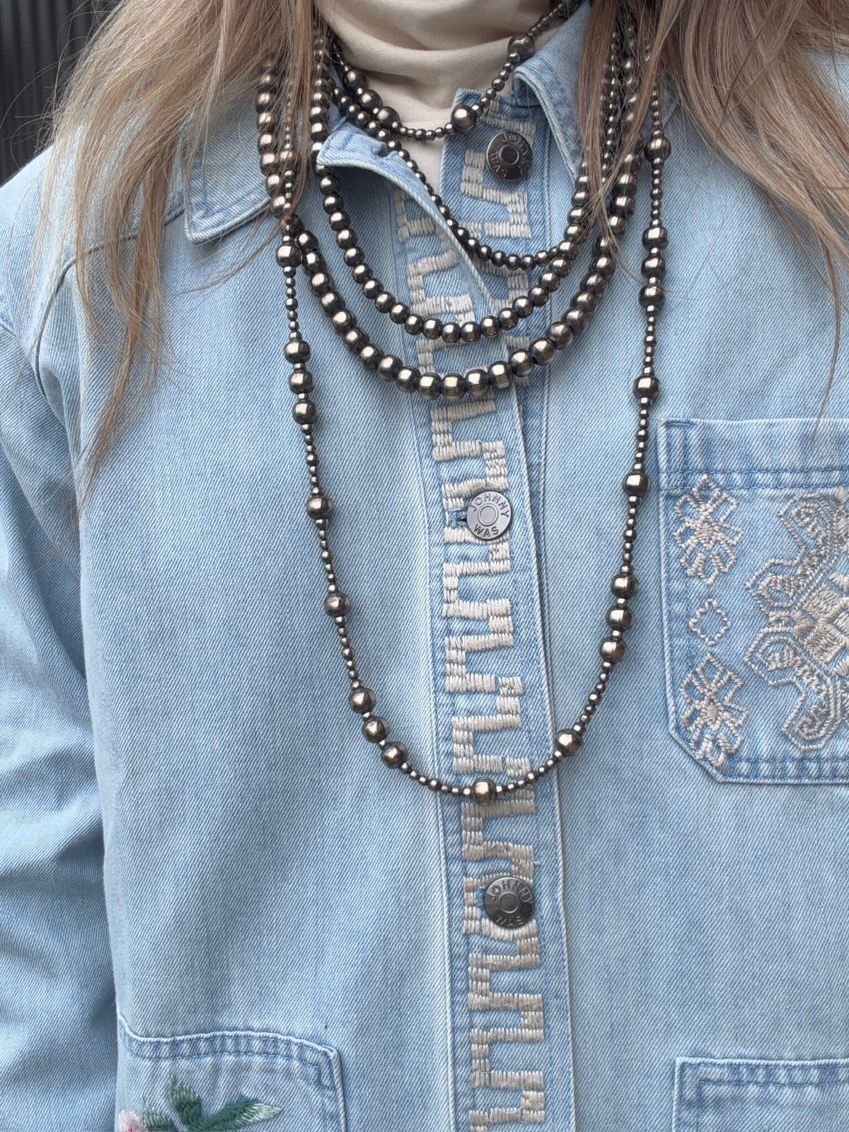 Sunnie Oversized Denim Jacket - Johnny Was - W42626