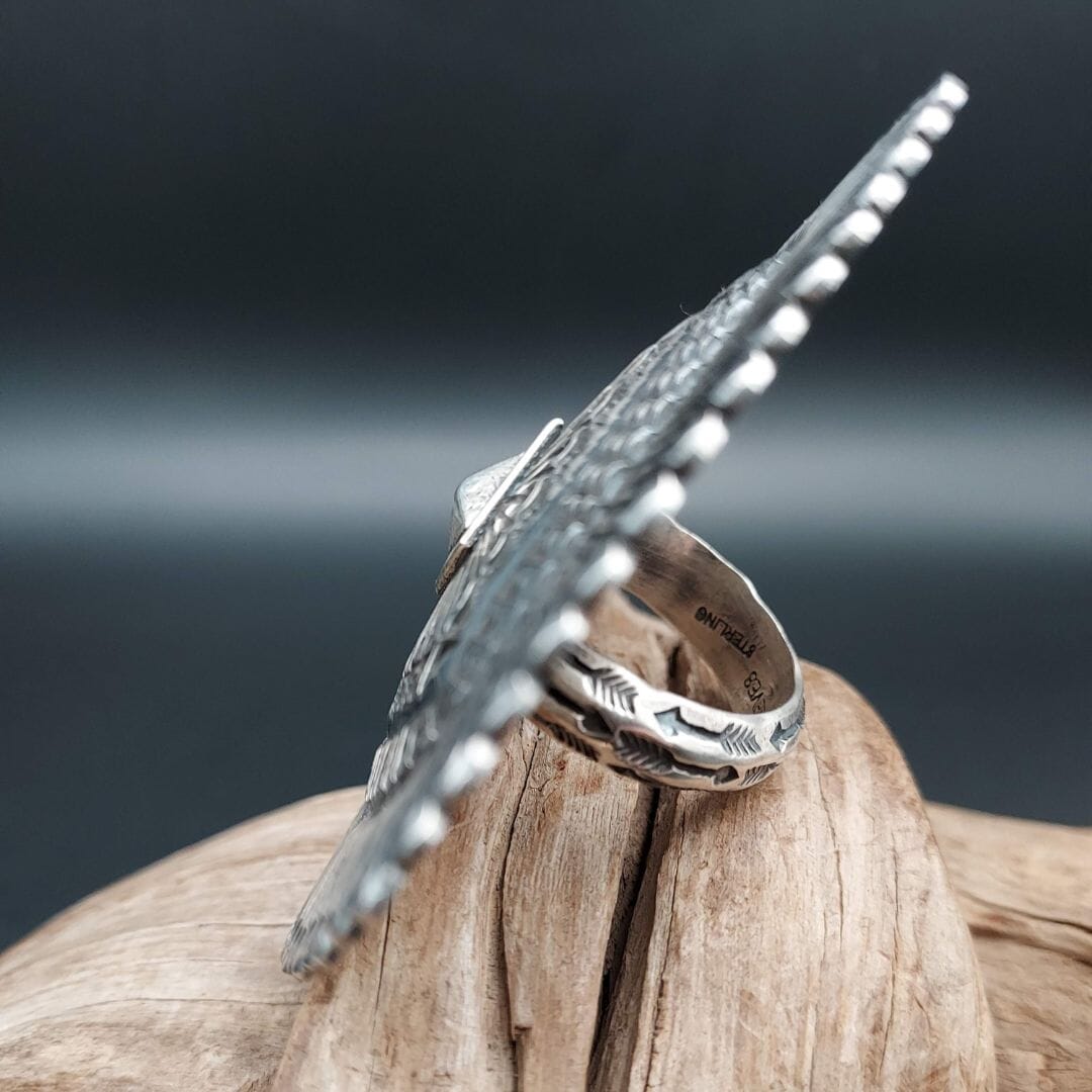 Sunshine Reeves Sterling Silver Statement Ring – Size 8 - RSW15