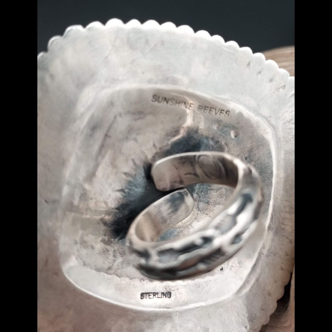Sunshine Reeves Sterling Silver Statement Ring – Size 8 - RSW15
