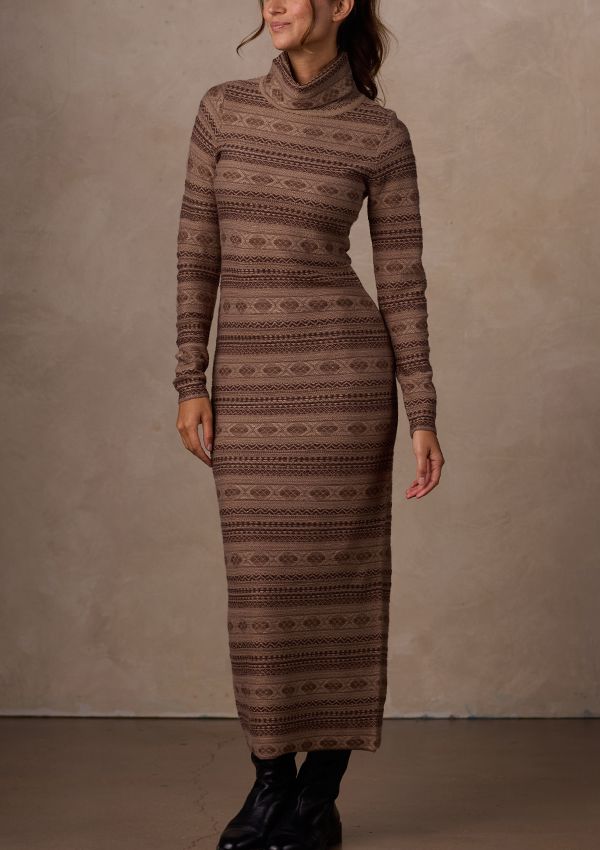 Sweater Knit Maxi Dress - NBDR3