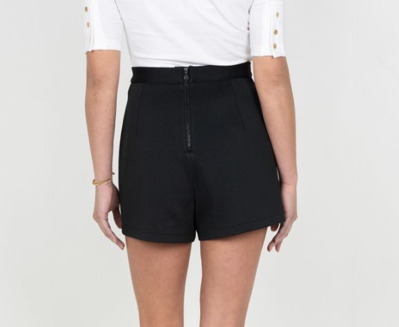 Tailored Black Short - EM924