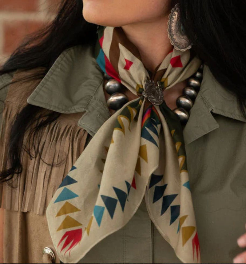 Tan Cross Me 26" Bandana - BNDF-0564