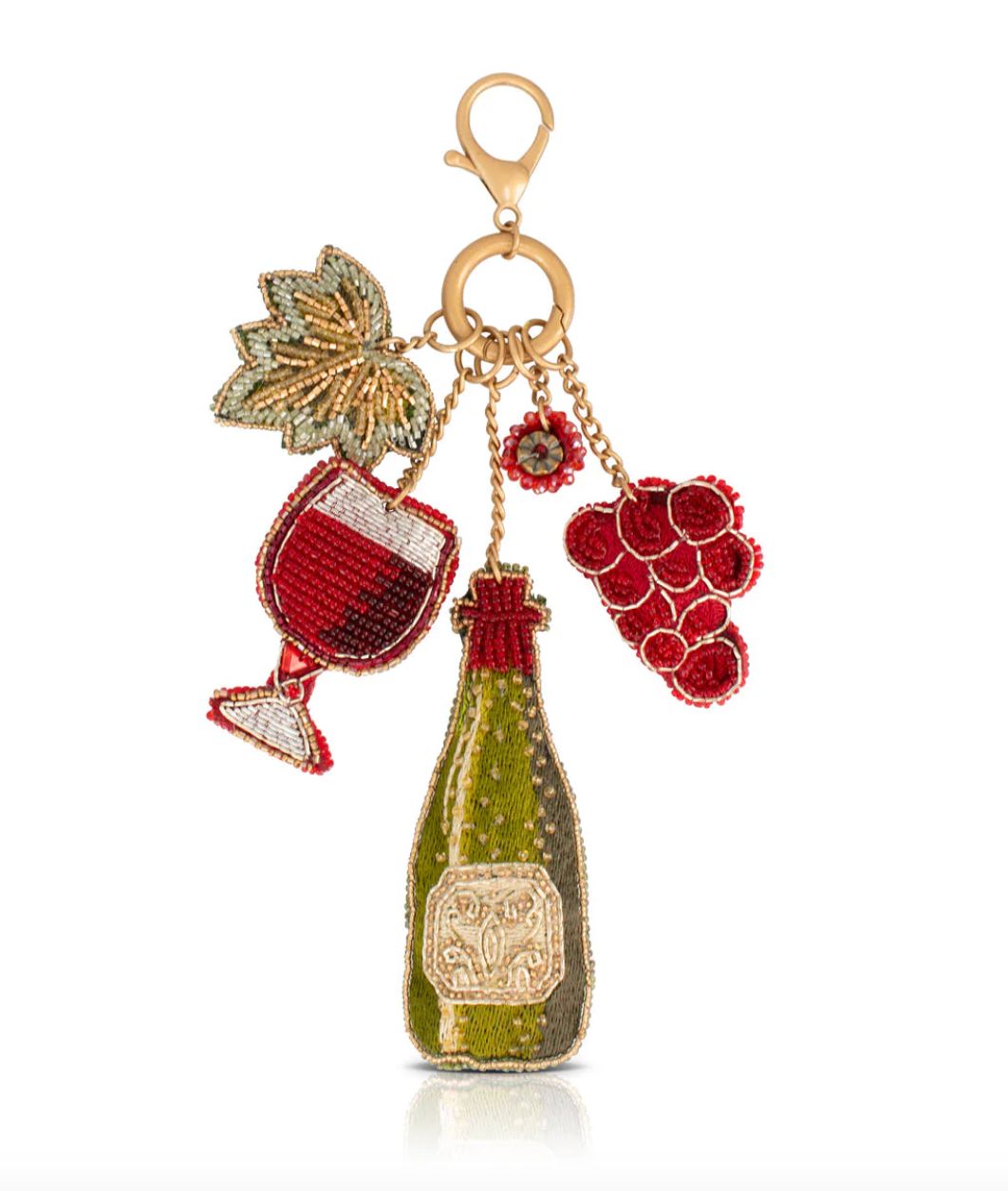 Tasting Room Beaded Bag Charm - MFCH-704