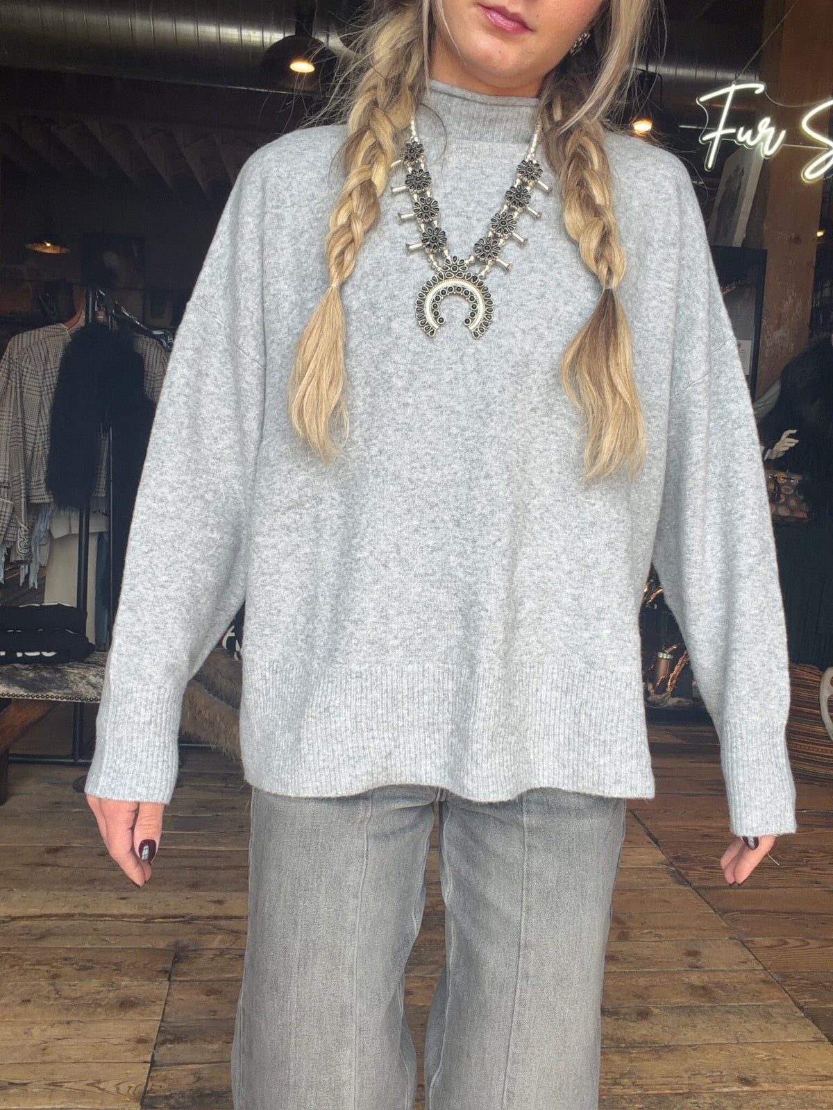 Taylor Grey Marle Sweater - 26766