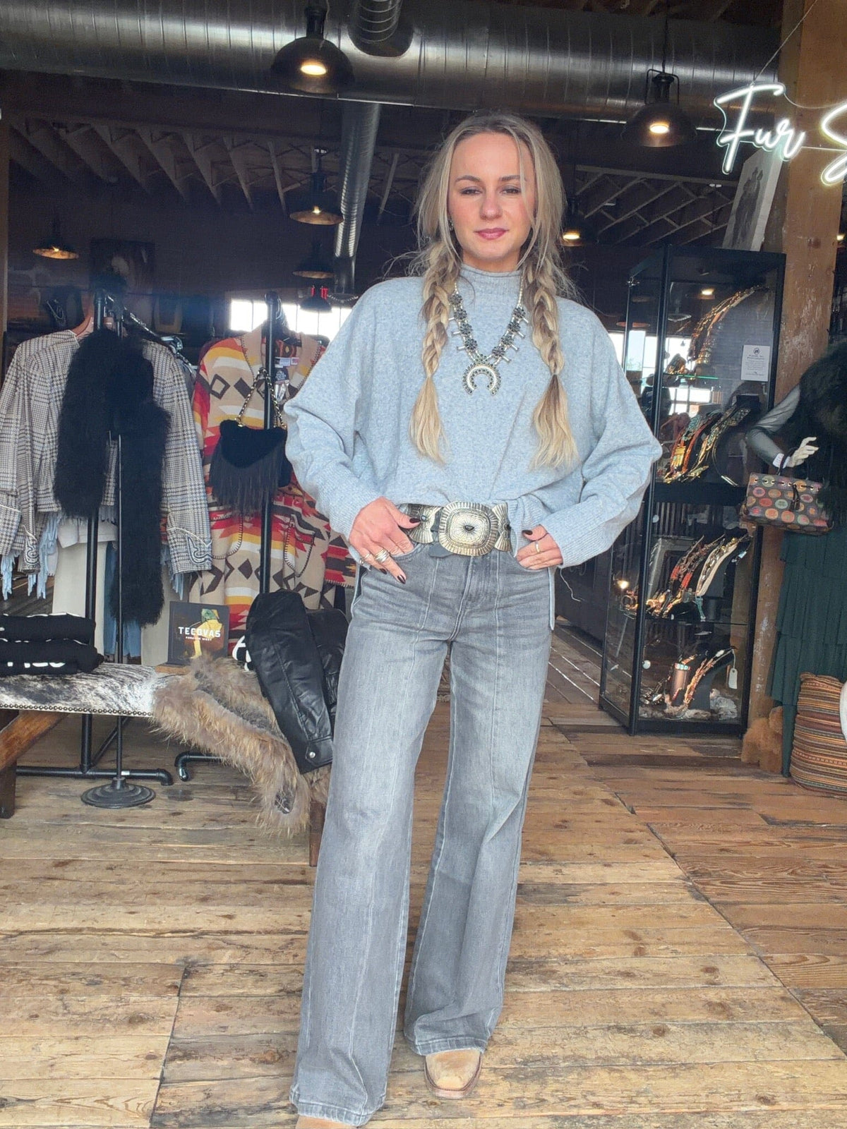 Taylor Grey Marle Sweater - 26766