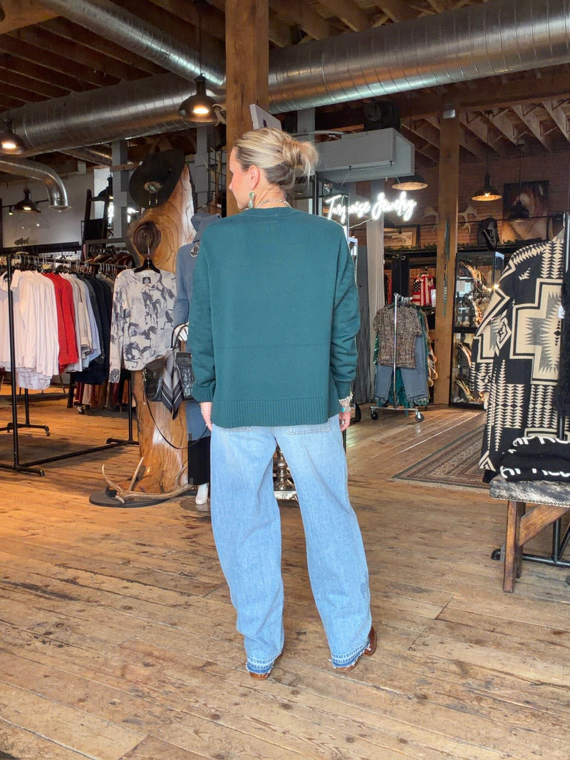 Teal Carolina Sweater - Tasha Polizzi - 421704