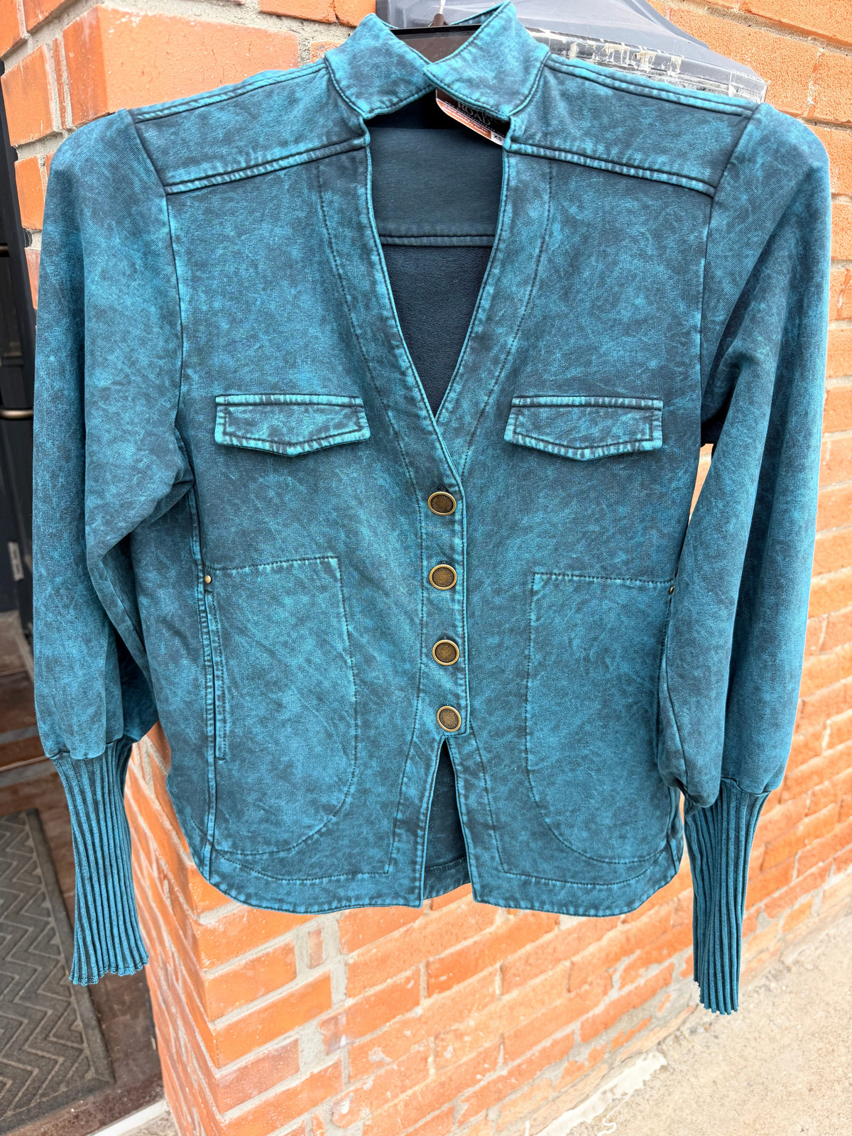 Teal Lena Jacket - Testimony - J46TL