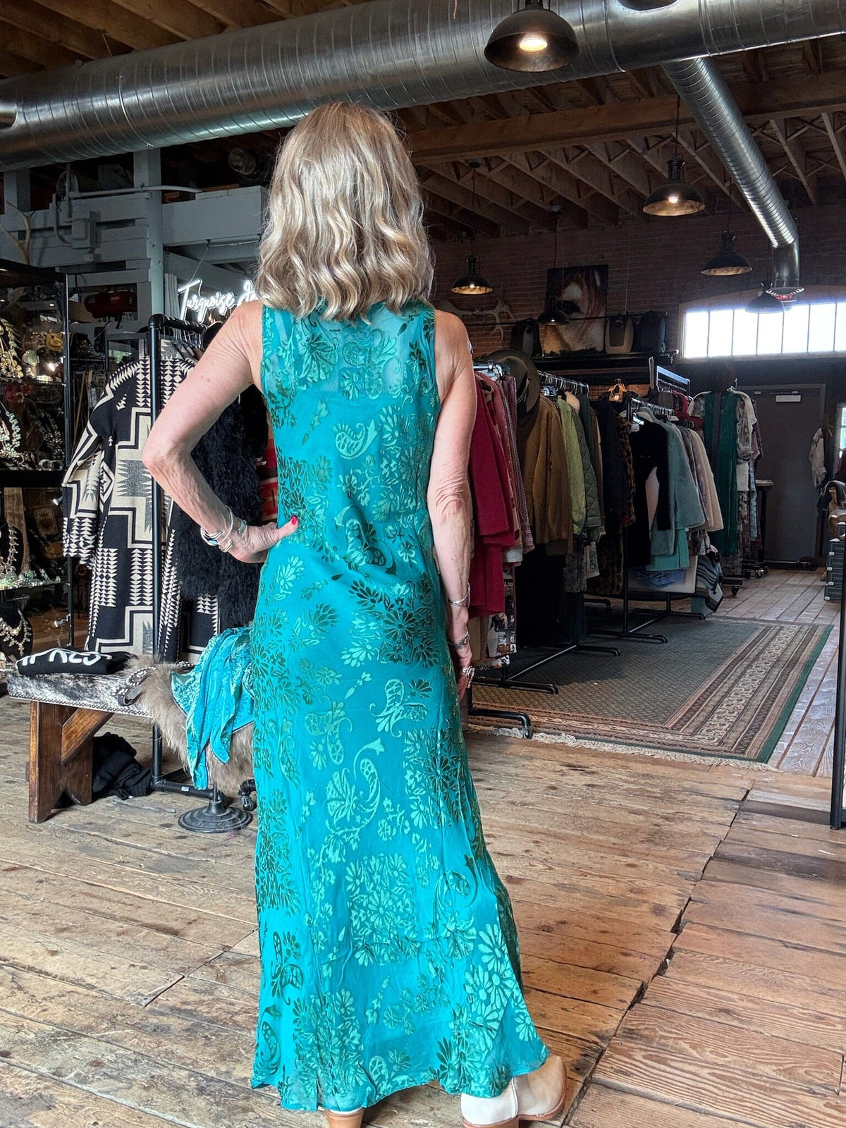 Teal Mira Dress - C30526