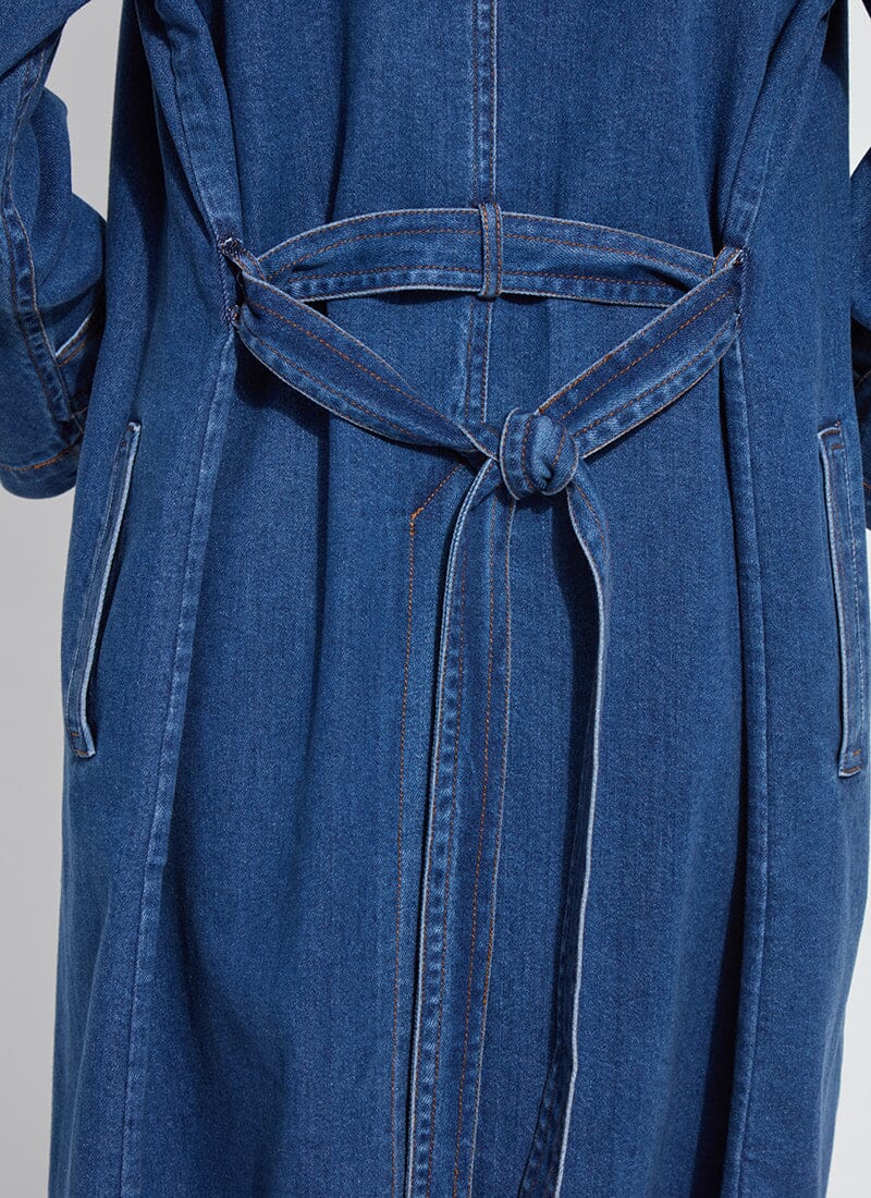 Ameri TENCEL DENIM　TRENCH Tencel Denim Trench - LY3636 – STONE FEATHER ROAD