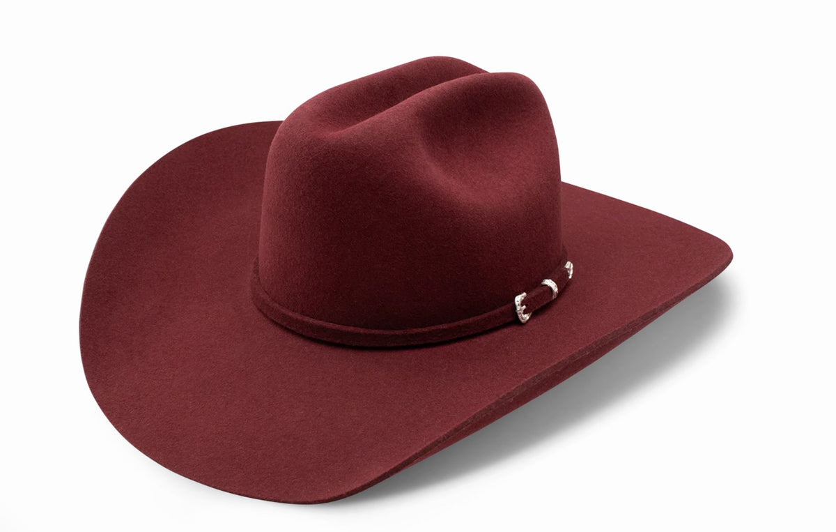 The Cowgirl Hat - Cranberry - Charlie 1 Horse - C1HTCKR